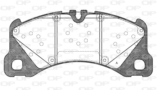 OPEN PARTS Jarrupala, levyjarru BPA1345.40